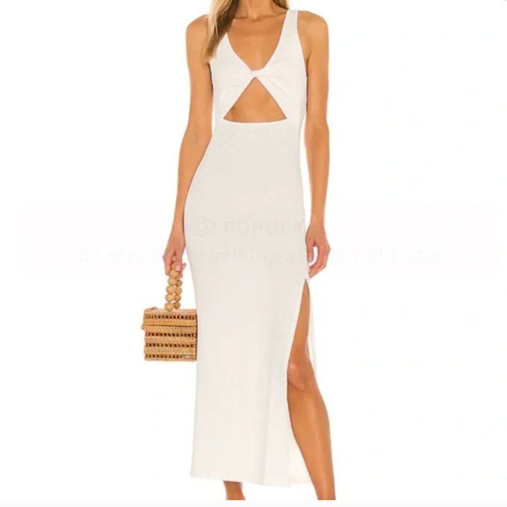 L*Space Nico Dress Cream with Cutouts NWT